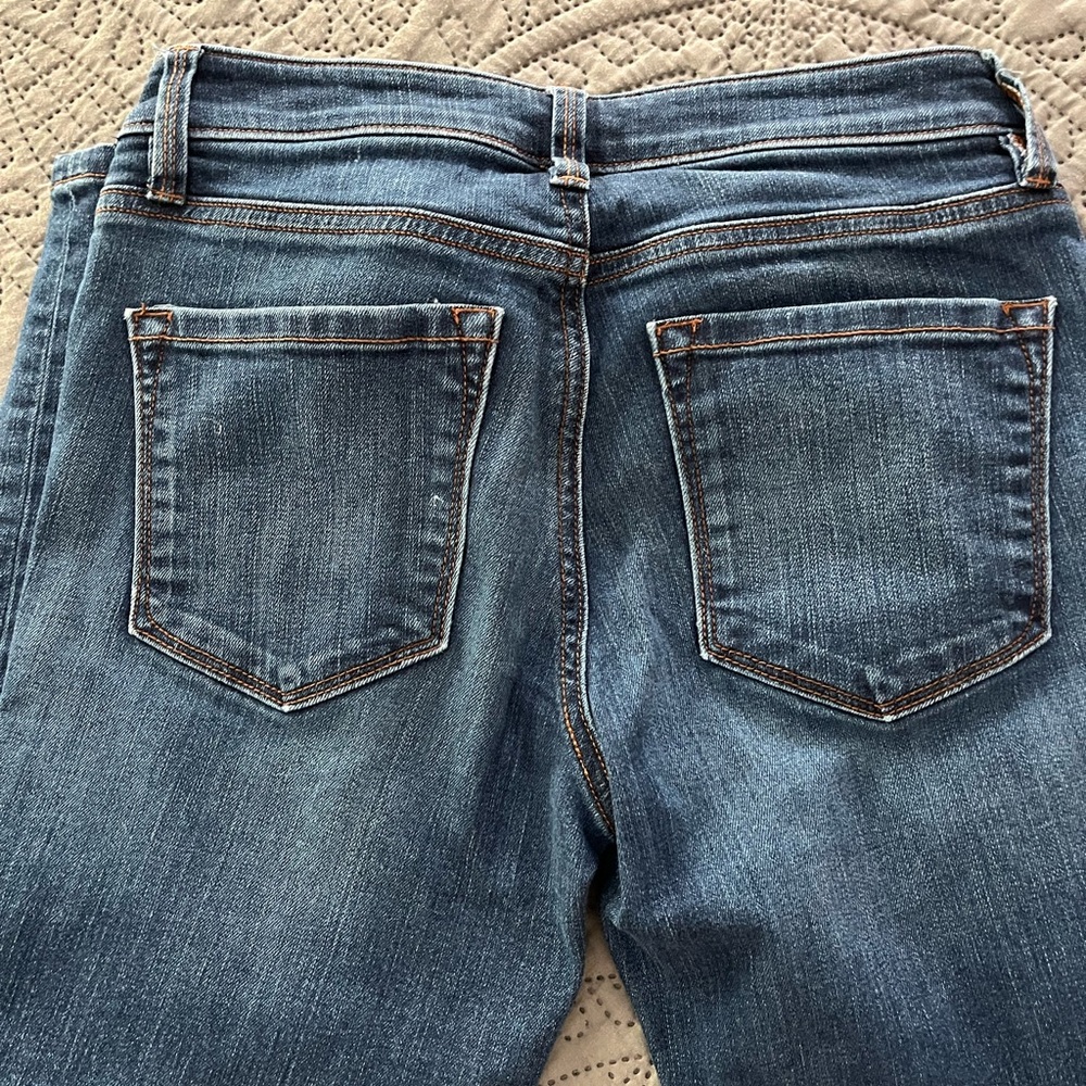 Loft curvy straight jeans